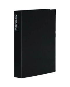 อัลบั้มรูป <ใส> L ขนาด 160 แผ่น สีดำ