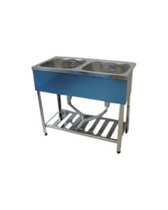 Double-basin Sinks without Back Board 1อัน