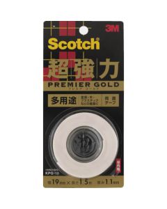 สก๊อตช์ เทปสองหน้าเหนียวพิเศษ Premier Gold อเนกประสงค์ 19มม. x 1.5ม