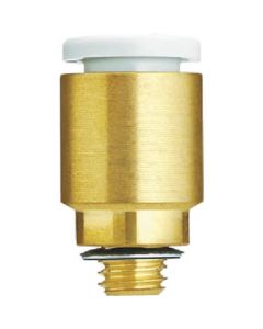 ฮาล์ฟยูเนี่ยนแบบสวมแตะครั้งเดียวพร้อมซ็อกเก็ตหกเหลี่ยม 2 มม./M3X0.5