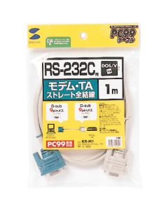 SANWA RS-232C cable (for modem/TA/1m)