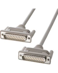 สายเคเบิล RS-232C (25 พิน/ครอส, การสื่อสารแบบอะซิงโครนัส, 1.5 ม.)