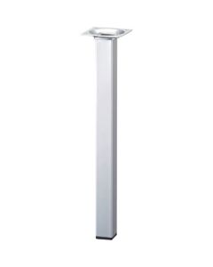 Smart leg ขาเหลี่ยม 25 x 25 x 300 มม. สีเงิน