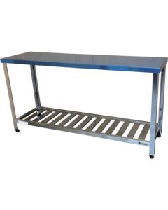 Stainless Steel Workbench (slatted shelf board type/SUS430)