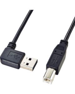 สาย USB รูปตัว L (มาตรฐาน A-B) เสียบได้ทั้งสองด้าน