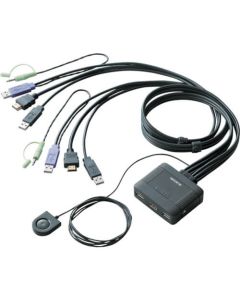 PC switcherเข้ากันได้กับ HDMIสลับระหว่าง 2 เครื่อง