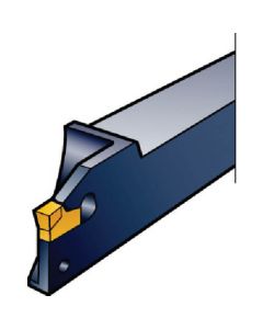 T-Max Q-cut Shank bit สำหรับการกลึงตัดและการเซาะร่อง