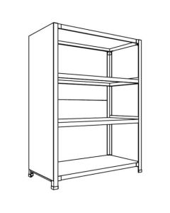 Closed Shelving (Height : 1200mm) 1อัน