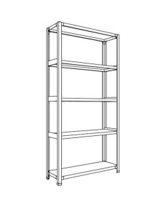 Light-Duty Open Shelving (Height : 1800mm) 1อัน