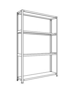 Light-Duty Open Shelving (Height : 1800mm) 1อัน