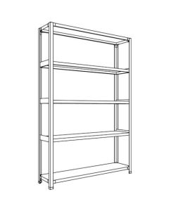 Light-Duty Open Shelving (Height : 1800mm) 1อัน