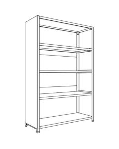 Closed Shelving (Height : 1800mm) 1อัน