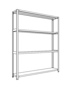 Light-Duty Open Shelving (Height : 1800mm) 1อัน