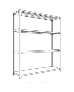 Light-Duty Open Shelving (Height : 1800mm) 1อัน