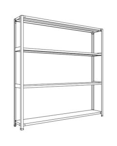 Light-Duty Open Shelving (Height : 1800mm) 1อัน