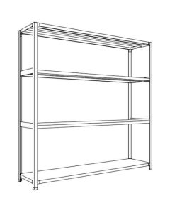 Light-Duty Open Shelving (Height : 1800mm) 1อัน