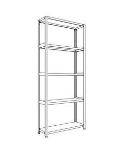 Light-Duty Open Shelving (Height : 2100mm) 1อัน
