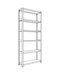 Light-Duty Open Shelving (Height : 2100mm) 1อัน
