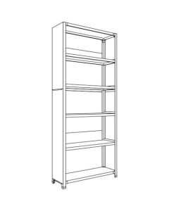 Closed Shelving (Height : 2100mm) 1อัน
