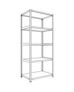 Light-Duty Open Shelving (Height : 2100mm) 1อัน