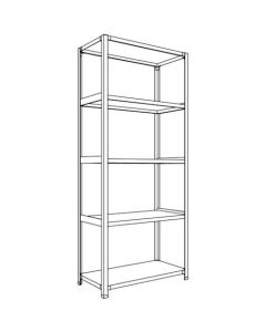 Light-Duty Open Shelving (Height : 2100mm) 1อัน