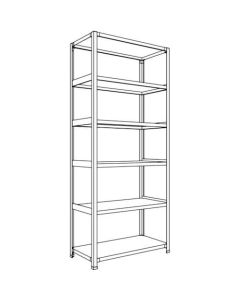 Light-Duty Open Shelving (Height : 2100mm) 1อัน