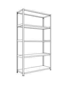 Light-Duty Open Shelving (Height : 2100mm) 1อัน
