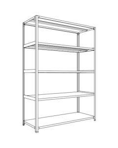 Light-Duty Open Shelving (Height : 2100mm) 1อัน
