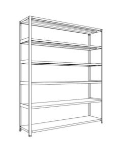 Light-Duty Open Shelving (Height : 2100mm) 1อัน