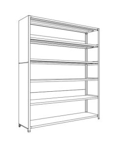 Closed Shelving (Height : 2100mm) 1อัน