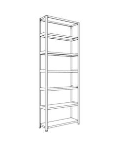 Light-Duty Open Shelving (Height : 2400mm) 1อัน
