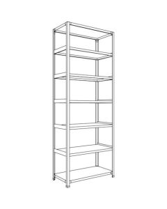 Light-Duty Open Shelving (Height : 2400mm) 1อัน