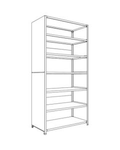 Closed Shelving (Height : 2400mm) 1อัน