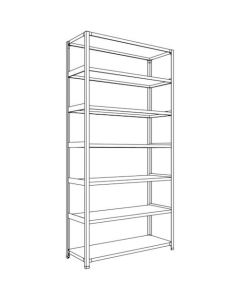 Light-Duty Open Shelving (Height : 2400mm) 1อัน