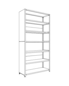 Closed Shelving (Height : 2400mm) 1อัน