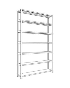 Light-Duty Open Shelving (Height : 2400mm) 1อัน