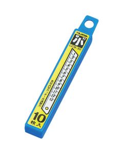 ใบมีดคัตเตอร์ A 0.38m x 9mm 10Pcs