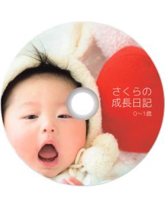 ป้าย DVD/CD เคลือบมันภาพถ่ายอิงค์เจ็ท (เส้นผ่านศูนย์กลางภายใน 24 มม.)