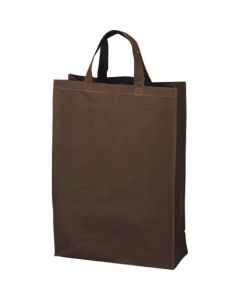 Basic tote 100 สีน้ำตาลเข้มแนวตั้งขนาดกลาง