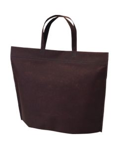 Color cool ซิปซีล tote ใบใหญ่สีน้ำตาลเข้ม