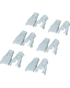 ชุดติดตั้งเพิ่มฝาครอบป้องกันคอนเนคเตอร์/6 ชิ้น (สีเทาอ่อน)