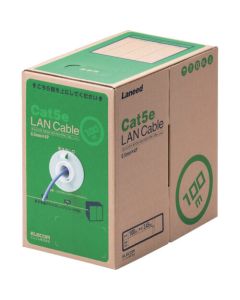 สายเคเบิล LAN ที่สอดคล้องกับข้อกำหนด RoHS ของสหภาพยุโรป CAT5E 100 ม. สีม่วง