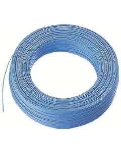 สาย LAN แบนเรียบตามมาตรฐาน CAT5E ยาว 100 ม. (สีน้ำเงิน)