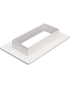 Elduct อุปกรณ์เสริมหน้าแปลน 3030 ชนิดสีขาว
