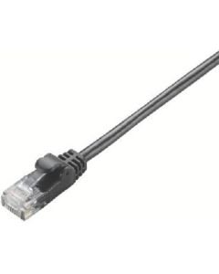 สาย LAN อ่อน Gigabit ตามมาตรฐาน CAT6 ยาว 1 ม. (สีดำ)
