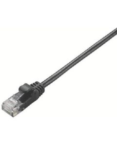 สาย LAN อ่อน Gigabit ตามมาตรฐาน CAT6 ยาว 2 ม. (สีดำ)