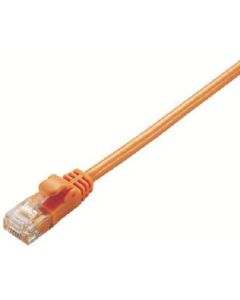 สาย LAN อ่อน Gigabit ที่สอดคล้องกับ CAT6 ยาว 2 ม. (สีส้ม)