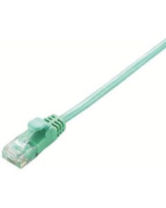 สาย LAN อ่อน Gigabit ที่รองรับ CAT6 ยาว 1 ม. (สีเขียว)
