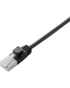 สาย LAN แบบอ่อนที่ป้องกันกรงเล็บไม่ให้หัก เป็นไปตามมาตรฐาน CAT6 ยาว 2 ม. สีดำ