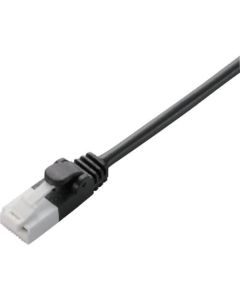 สาย LAN แบบอ่อนที่ป้องกันไม่ให้กรงเล็บหักตามมาตรฐาน CAT6 ยาว 5 ม. สีดำ